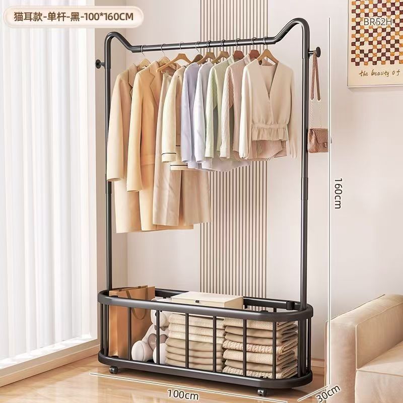 percha de ropa percha de sombrero de piso simple pequeño estante de ropa interior percha de ropa percha