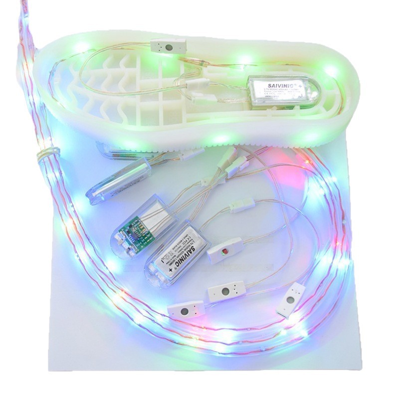 Luz LED Recargable USB para Calzado USB de PVC Recargable USB para Calzado y Mochilas