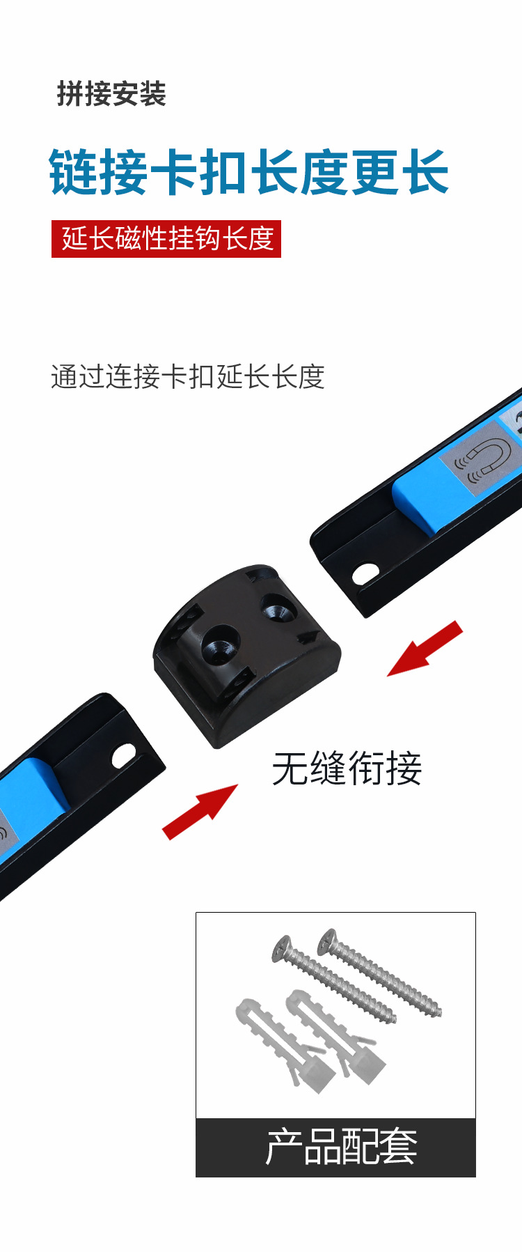 Magnetic tool magnetic frame car repair suction magnet wall hanging storage rack hanging strip box plate auto repair Auto Protection hardware tools