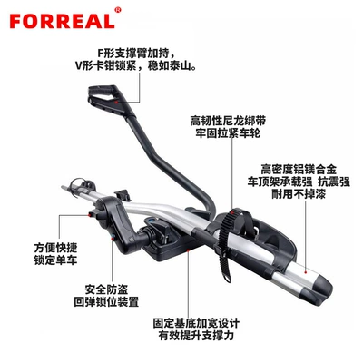Roof bike rack car: Roof rack