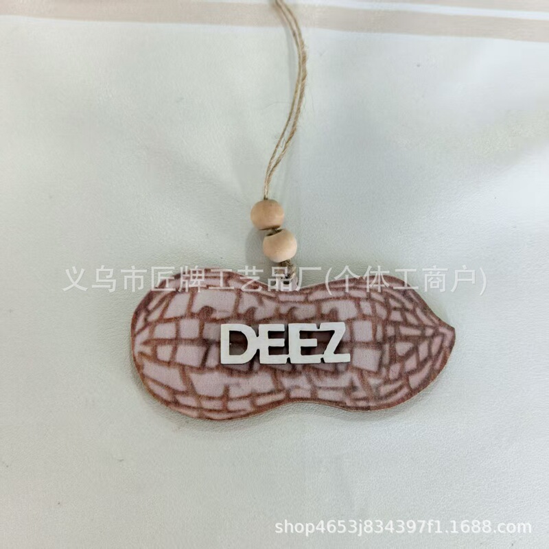 圣诞节挂件木制圆木片家居装饰用品创意圣诞节道具礼品木质工艺品|undefined