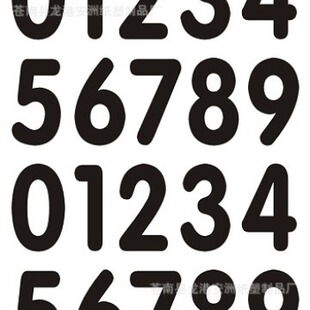 DIY self-adhesive number name matching letters wave ball balloon sticker wave ball sticker transparent balloon sticker