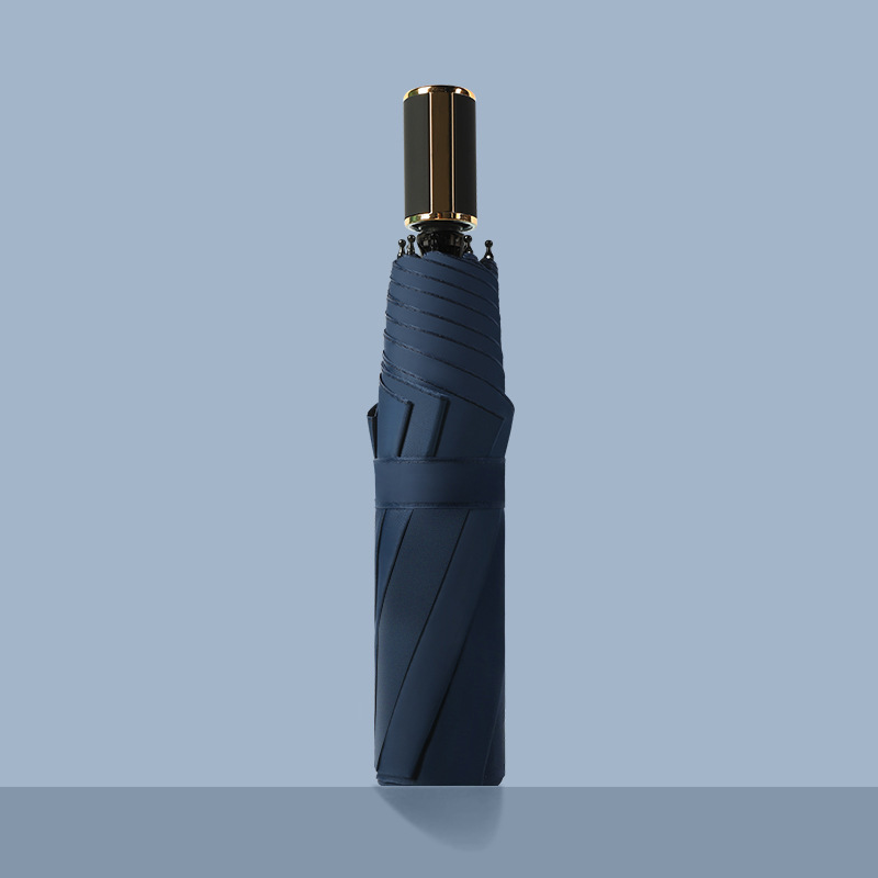 Automático 24 huesos paraguas de quilla doble fábrica de paraguas para hombres al por mayor paraguas plegables paraguas de alto nivel