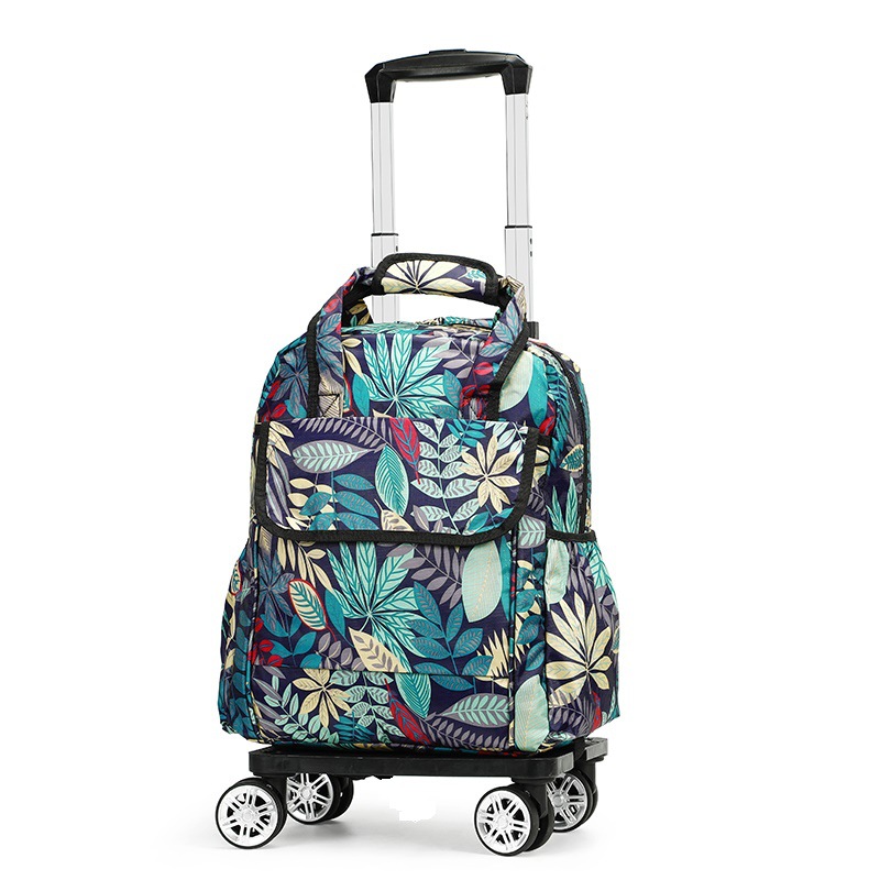 Rueda universal trolley mochila plegable ligero trolley bolsa de viaje de larga y corta distancia bolsa impermeable bolsa de embarque al por mayor