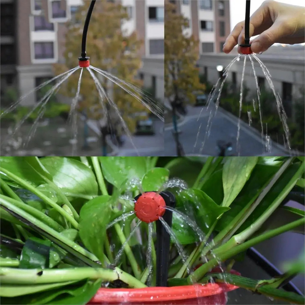 Transfronterizo al por mayor goteo conjunto de riego de 25 metros DIY jardinería sistema de riego automático de goteo irrigación