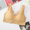 Sexy yoga clothing for elementary school students, wireless bra, T-shirt, underwear