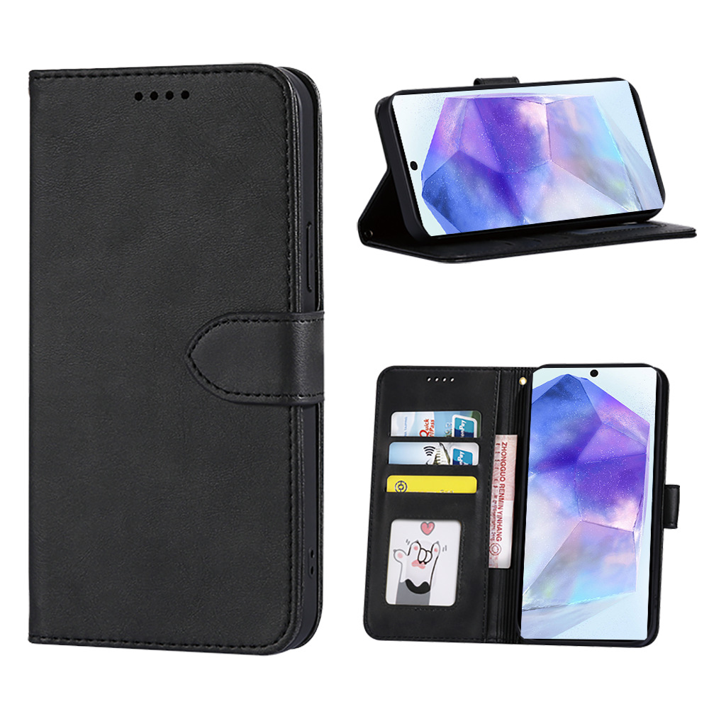 适用于三星 SamsungGalaxyM30S/M21小牛皮相框钱包保护套手机皮套