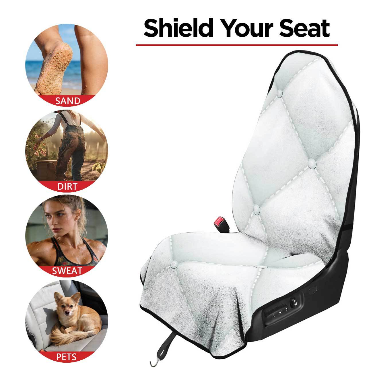 Car seat towel cover for front seats, suitable for gym and exercise, universal for all seasons, car use 171