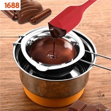不銹鋼鍋巧克力融化黃油溶化化蠟牛奶隔水加熱烘焙工具批發批