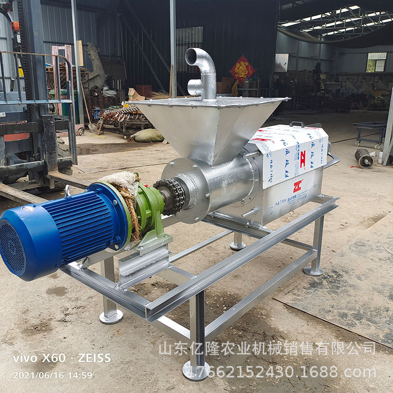 斜筛式粪便固液分离机 化粪池粪便脱水机 猪粪牛粪抽粪机