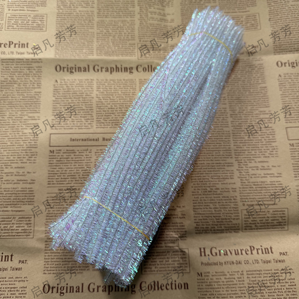 Cebolla de oro colorido DIY palo torcido brillante palo torcido colorido cebolla de oro raíz del pelo nieve fría Wei flor Accesorios