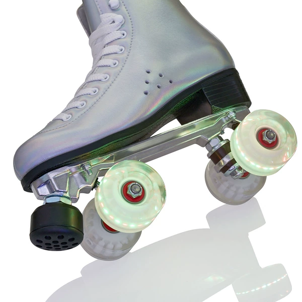 Laser silver (flash) white wheel