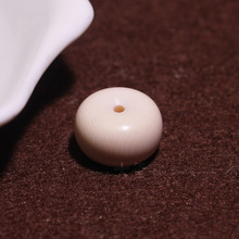 天然猛犸象牙雕刻件  原色平安扣  18mm 通孔 文玩配饰DIY小配饰