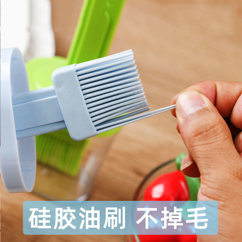 One-Body BBQ Brush Japanese Style High-Temperature Cooking Kitchen Pancake Home Baking Cooking Oil Bottle Brush Oil