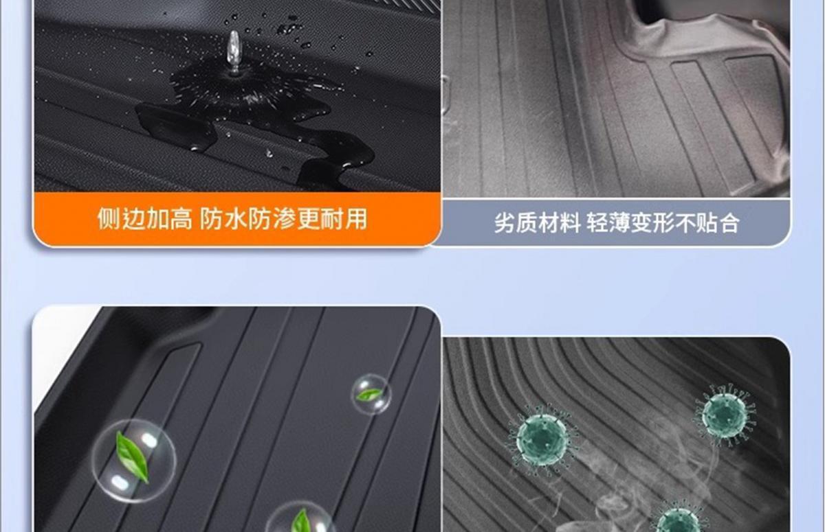 Suitable for 25 models of Chery Jetour Traveler, TPE trunk mat, car accessories, modification parts