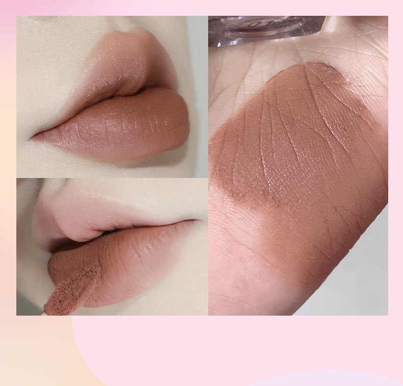 Cross-border kakashow nude lip gloss, European and American style, natural whitening without sticking, matte lip gloss and lip gloss wholesale undefined