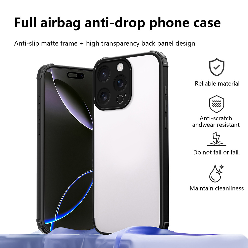 四角防摔适用OPPO A6pro国外手机壳Reno14F简约A60/A5X二合一A79