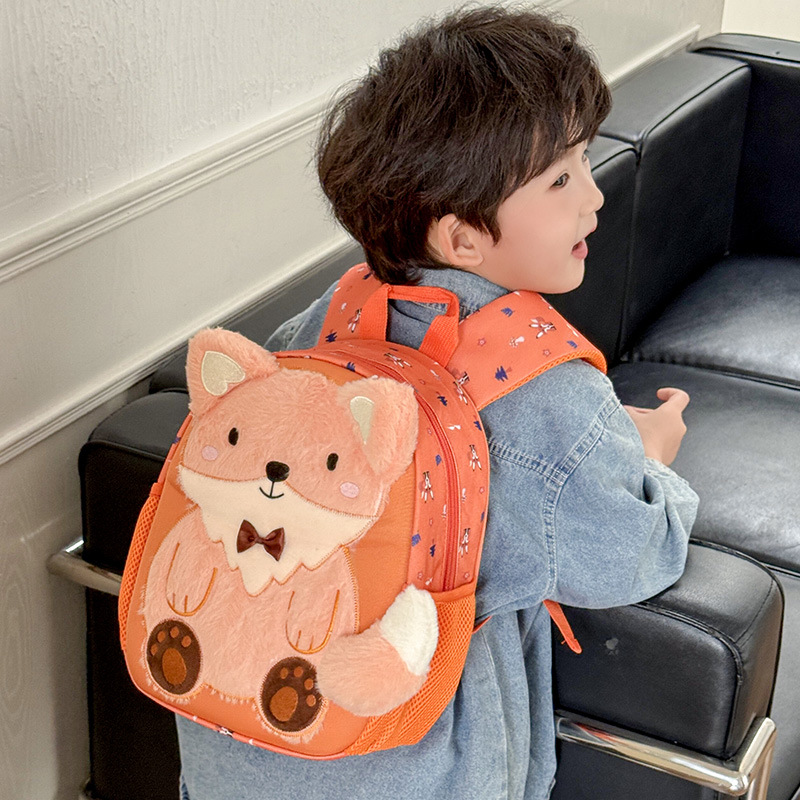 Animados lindos animales, mochila de niños y niñas, mochila de huevo ligera para bebés 2025 nueva mochila de niños
