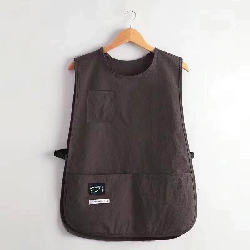 Dunfa Waterproof Workwear Vest Apron - Breathable Unisex Bib for Men & Women with Adjustable Straps