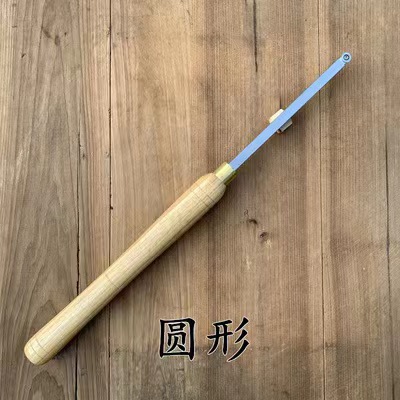 버려진 선반 도구 정사이즈 너도밤 나무 핸들 사각막대 R6 라운드