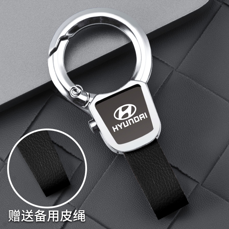 Llavero de coche grabado con láser nuevo colgante para hombre llavero anti-pérdida de alta calidad colgante de metal creativo de alta gama