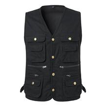 K 33055 Fishing Vest Multi Pocket Cotton Men ��������