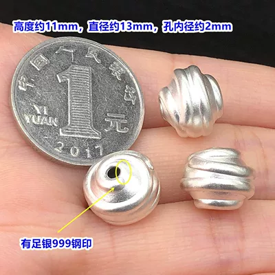 Zərgərlik ara hissələri Fortune Character Beads, Crystal - f103-threaded-version-one