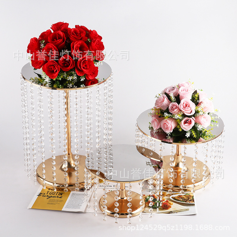 New Metal Iron Cake Stand Wedding Decoration Crafts Props European Dessert Table Party Cake Tray Pendulum New Metal Iron Cake Stand Wedding Decoration Crafts Props European Dessert Table Party Cake Tray Pendulum
