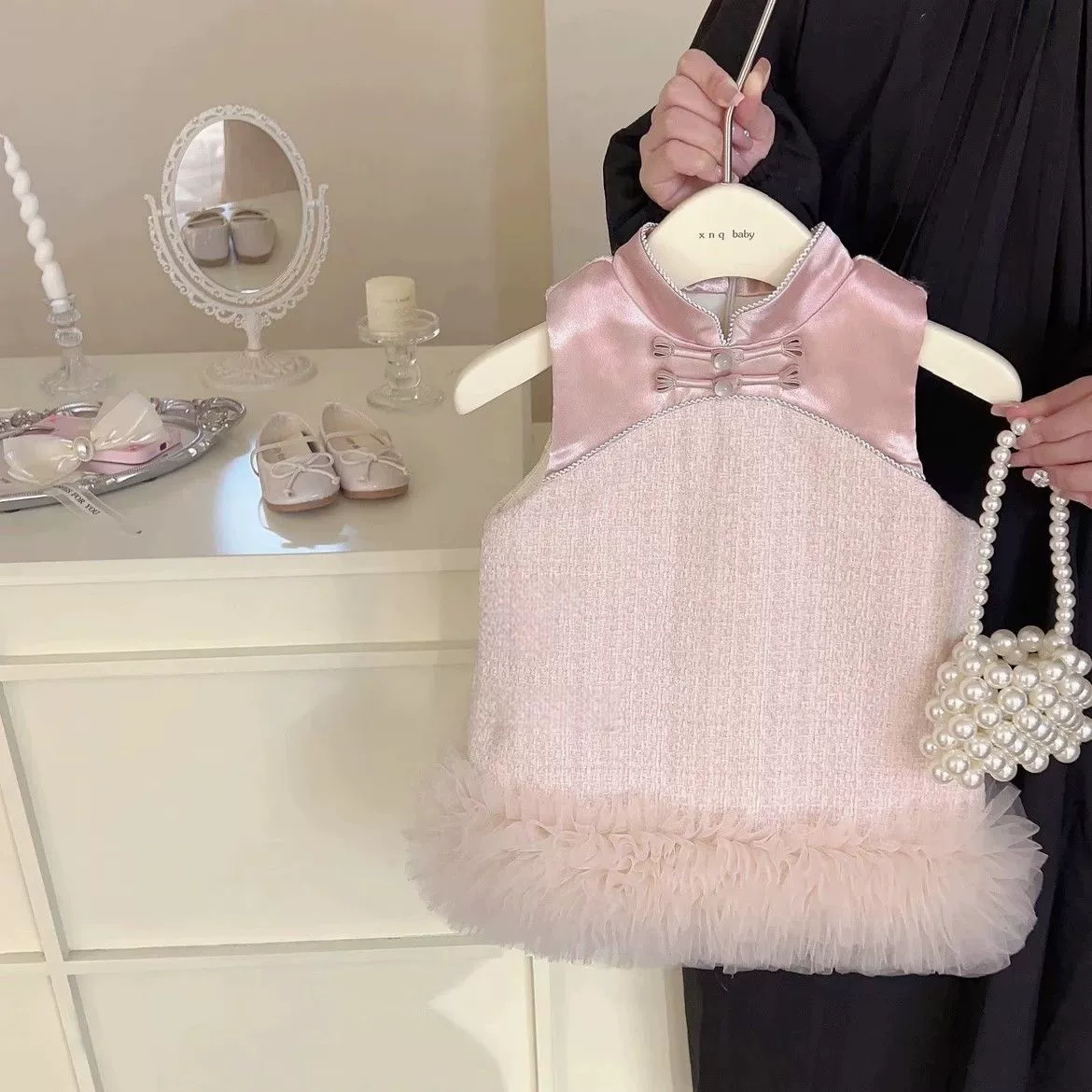 Новинка Cheongsam для девочек Новый улучшенный китайский осенний и зимний детский Cheongsam юбка