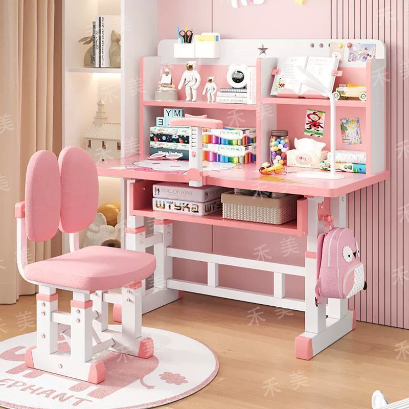 Детский письменный стол, студенческий детский письменный стол, набор для домашнего обучения, домашний стол, набор для письма, подъемный стул, обучение