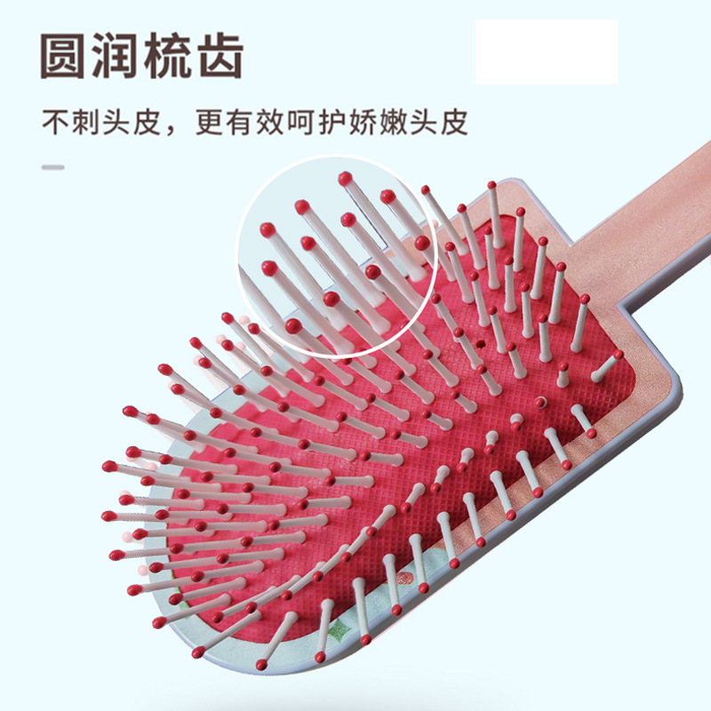 Mini creativo helado cojín de aire peine helado serie airbag peine lindo dibujos animados shunfa portátil masaje peine