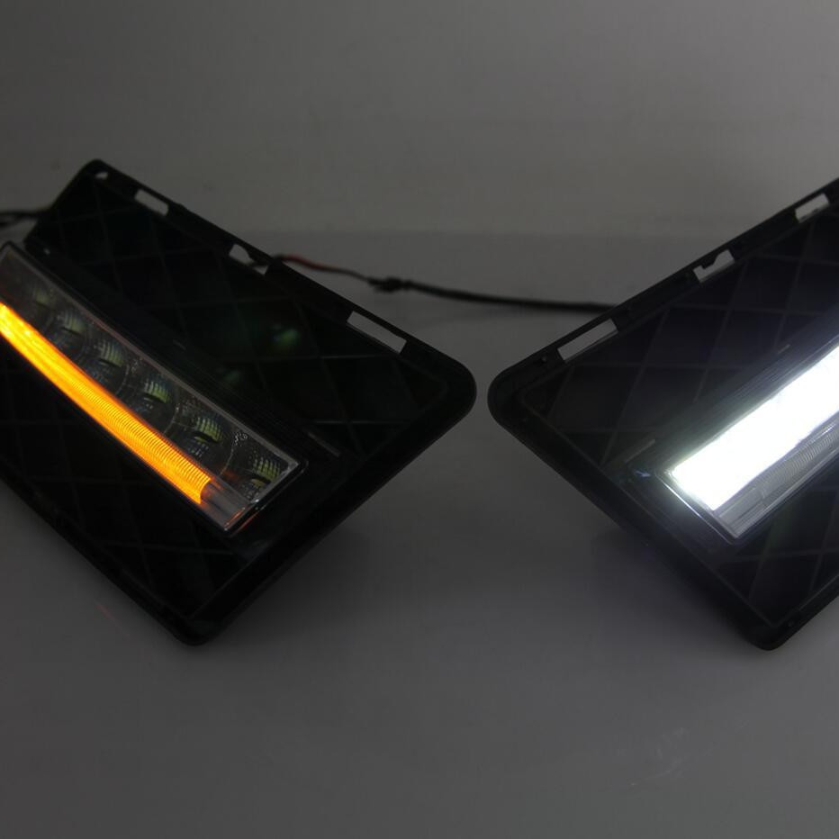 Adecuado para 08-12 Mercedes-Benz w204 luz diurna glk300 glk350 modificación de la luz de marcha diurna