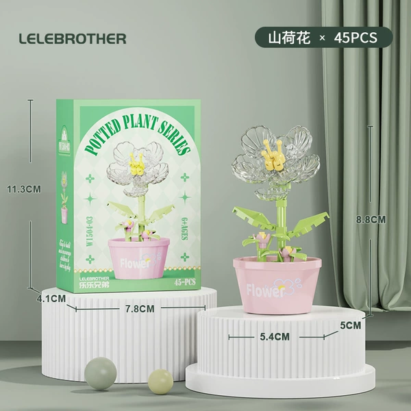 【Flower pot plant-Mountain lotus】Color box pack