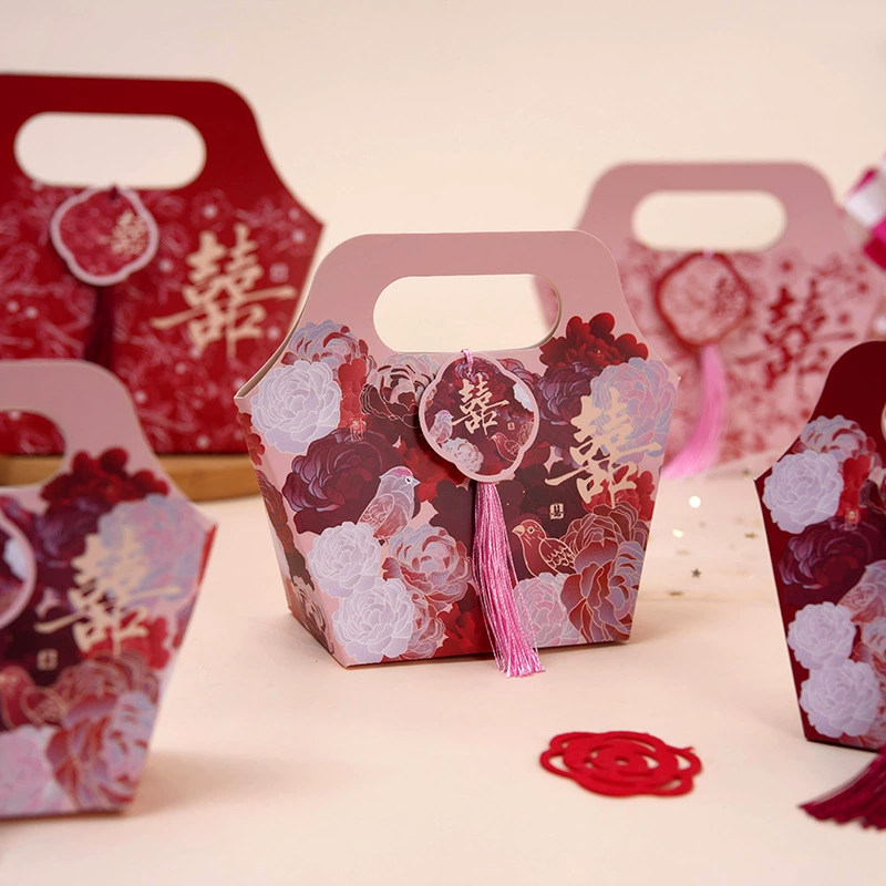 Китайский стиль новый китайский свадебный свадебный конфет коробка для свадебных подарков