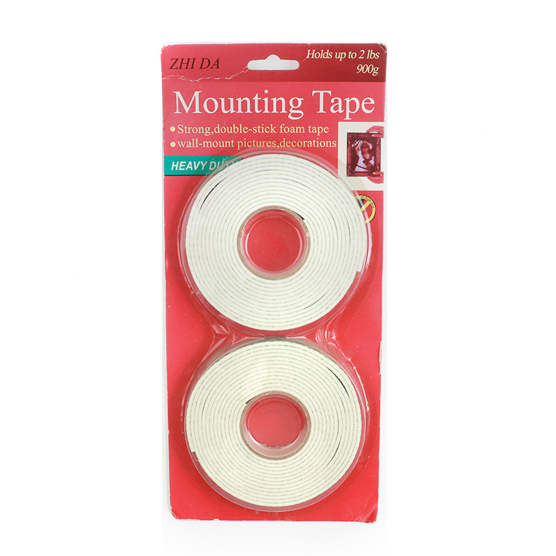 Gancho de tablero KT 1mm esponja adhesiva de espuma adhesiva de doble cara Adhesivo de doble cara EVA blanco cinta adhesiva de doble cara