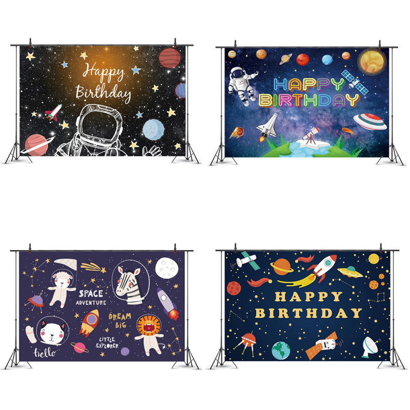 Spacewalk Ufo Foreign Trade New Model Photo Material Photography Background Cloth Studio Props Wholesale
