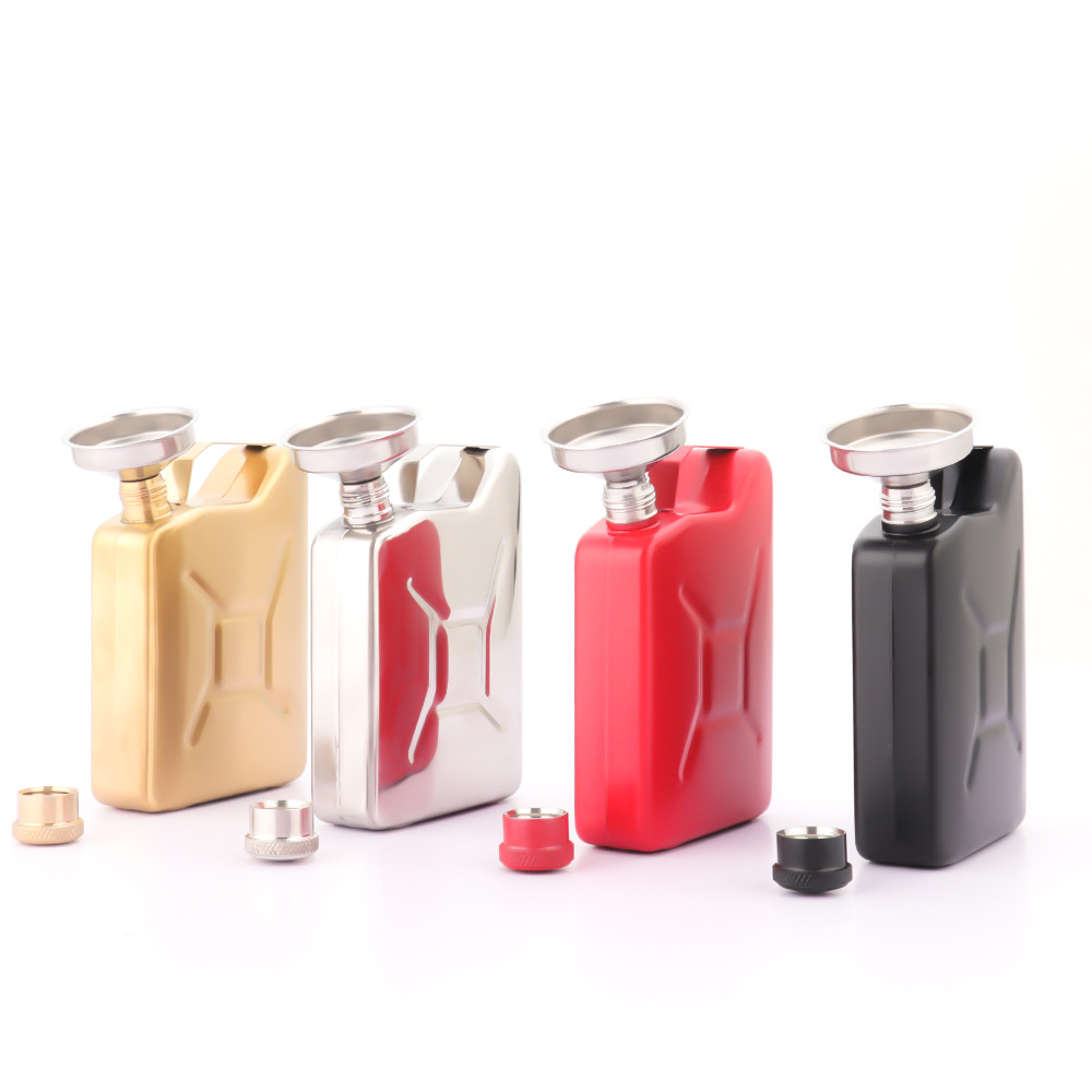 Botella de aceite y petaca de vino de acero inoxidable 304, 5 oz, portátil, pequeña, para exteriores, regalo novedoso, set de vino, transfronterizo