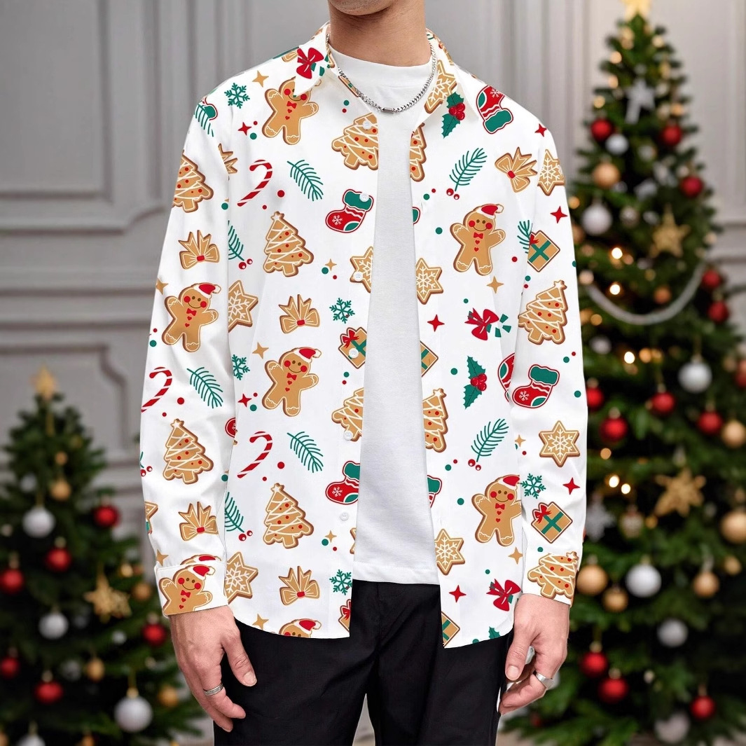 2024 nueva camisa de manga larga para hombre de tendencia de moda casual europea y americana transfronteriza de Amazon MB12