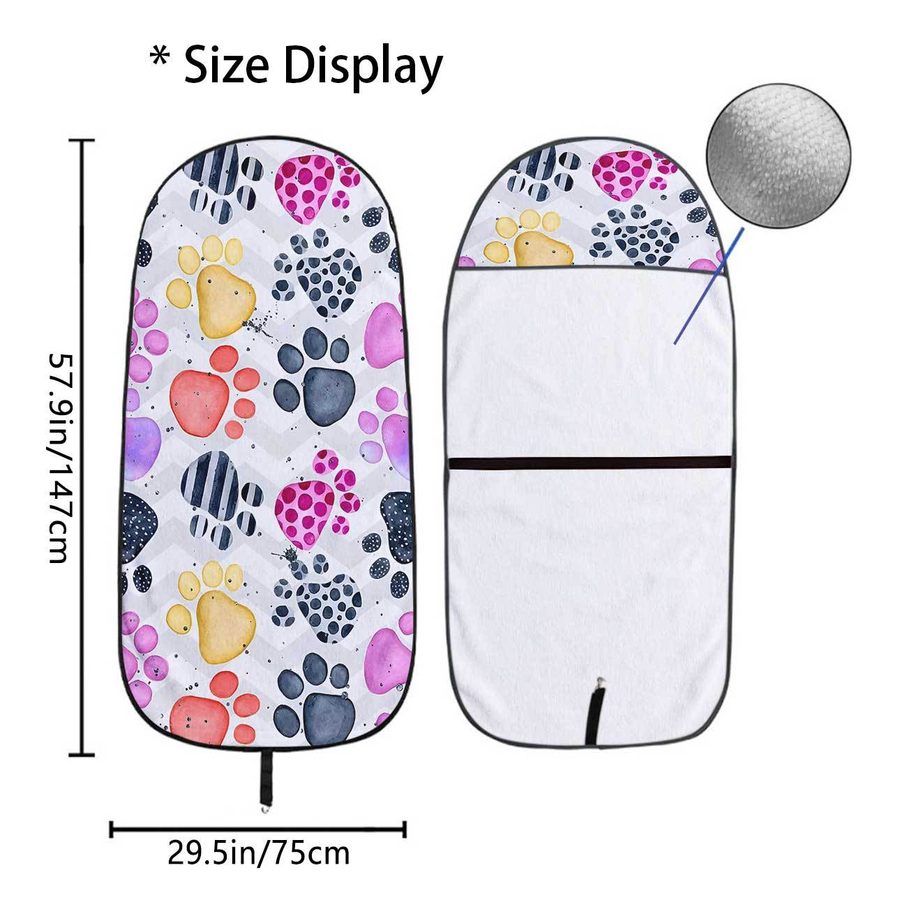 Car seat towel cover front seat protector suitable for gym and exercise, universal for all seasons, car use 44