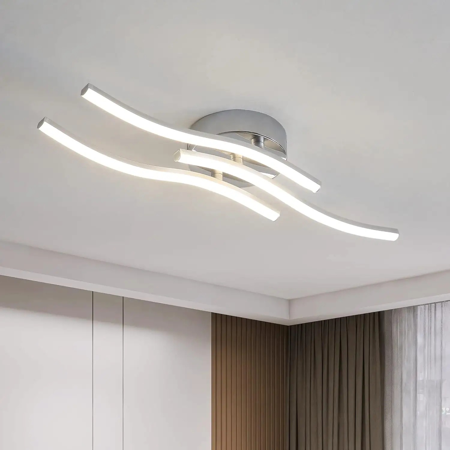 Transfronterizos dedicados LED lámpara de techo lámpara de sala de estar iluminación nórdica moderna minimalista dormitorio comedor pasillo lámpara de techo