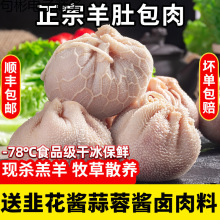 肚包肉羊肉新鲜内蒙古特产羊肠子羊肚新鲜现杀非恩科肚包羊肉