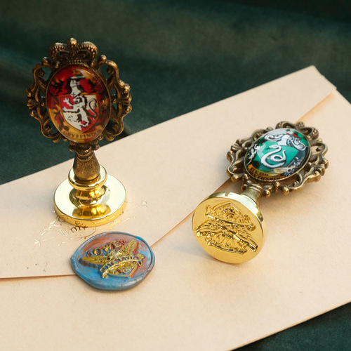 Harry Peripheral Fire Paint Seal Set European Retro Fire Paint Seal Magic Academy Set Fire Paint Wax Particles Wholesale