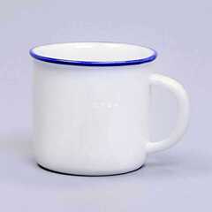 A5L懷舊茶杯語錄杯迷你復古陶瓷馬克杯一口白酒杯仿搪瓷杯logo