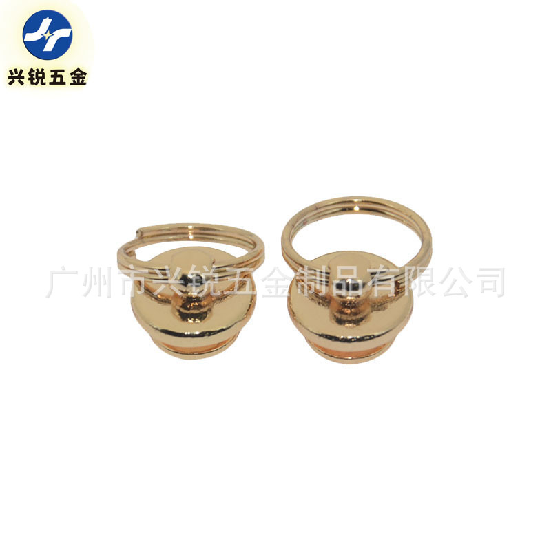 批发箱包带环奶嘴钉和尚头挂扣手机壳环扣配件可旋转装饰钉大小号
