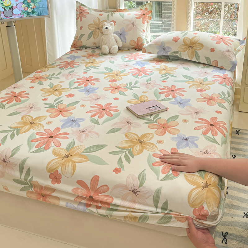 2025 nueva sábana de algodón 100 funda protectora de colchón de invierno de algodón puro 2024 nueva funda de colchón para niños 2