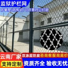 Y型柱防攀爬防剪切机场看守所刀片倒刺防护隔离网监狱刀刺护栏网
