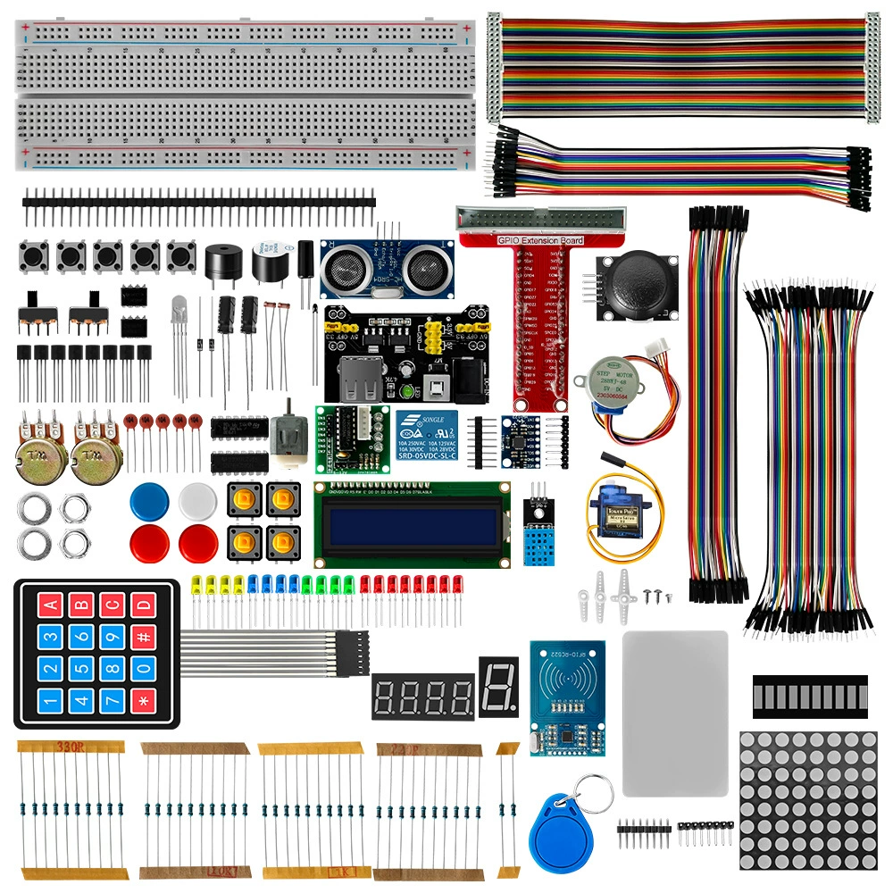 DIY E8's новый окончательный входной учебный комплект с Python Motor для Raspberry Pi 2
