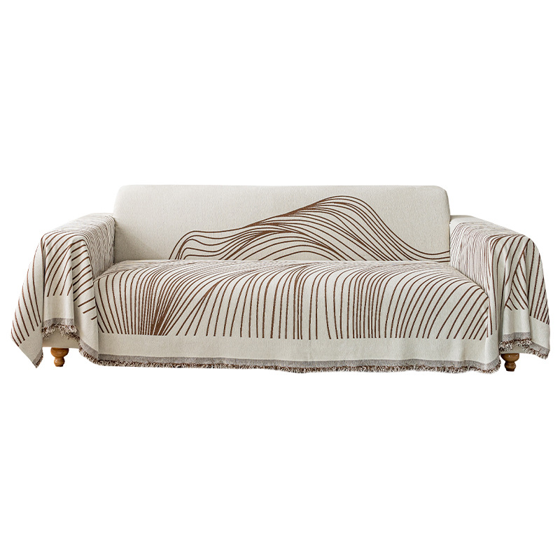 Shernier toallas de sofá cuatro estaciones de mármol universal manta de sofá doble cara gruesa toallas de sofá antideslizante