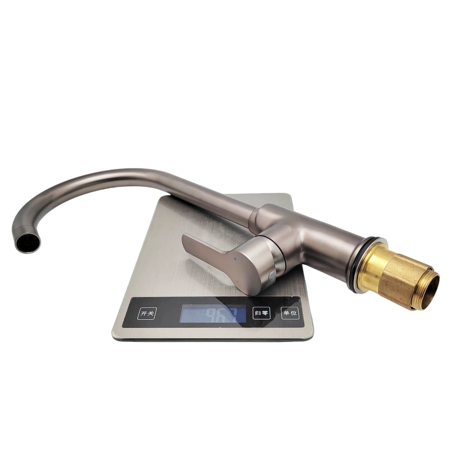 Кран/кран для кухни Faucet Kitchen Hot and Hot Gun Ash Sink Kitchen Washing Basin Faucet Universal Rotating Wholesale