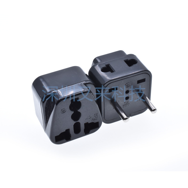 一转二欧规4.0针转换插头中东南美洲欧盟各国苏俄WDI-9A插头